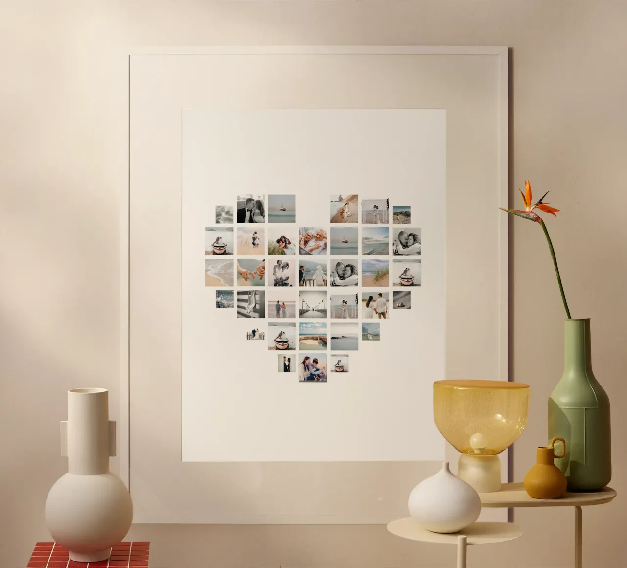 Herzcollage poster da CSK DESIGN