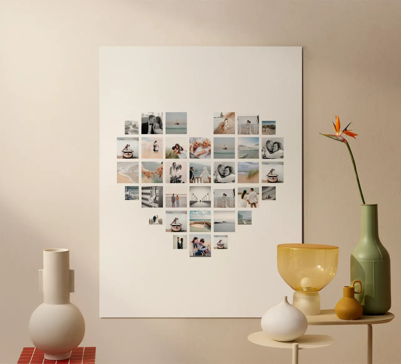 Herzcollage poster da CSK DESIGN