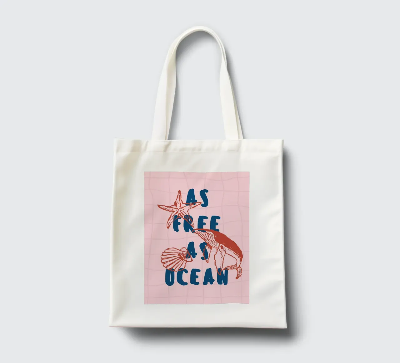 Boho Vacation 2 Free as Ocean borsa in juta da Boho Print Collection