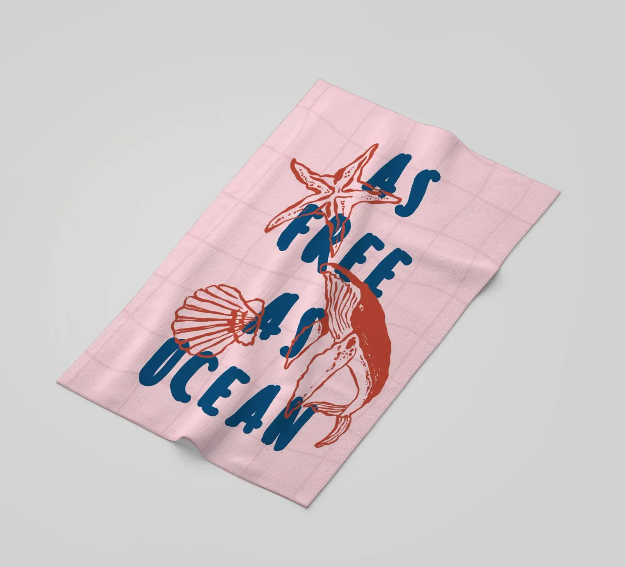 Boho Vacation 2 Free as Ocean telo mare da Boho Print Collection