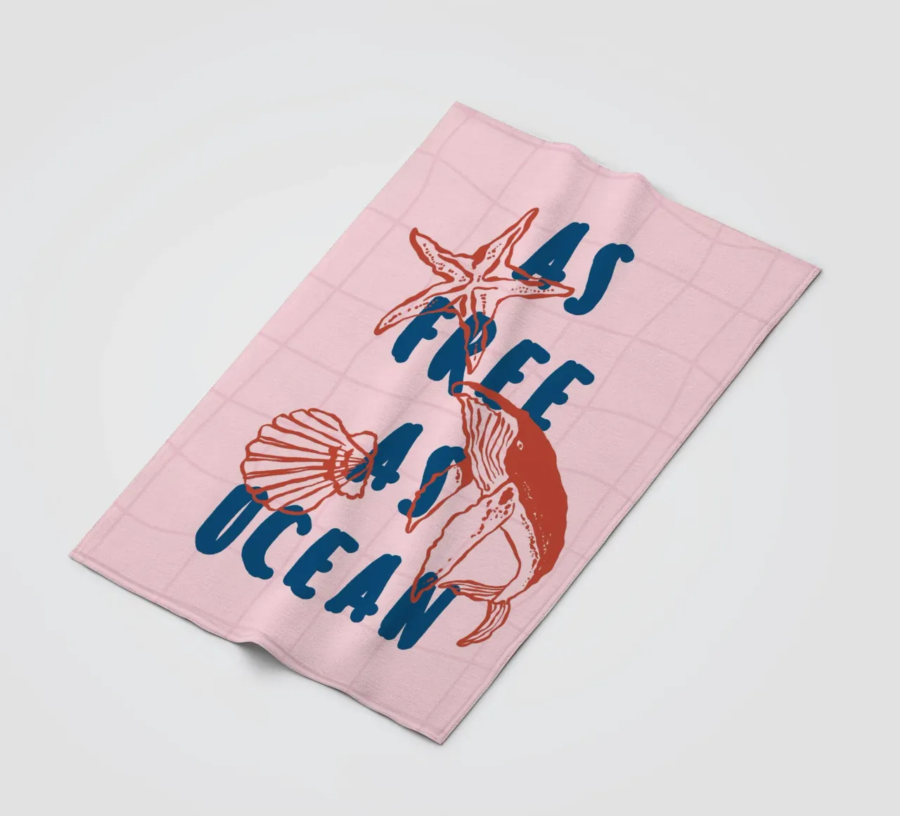 Boho Vacation 2 Free as Ocean coperta in pile da Boho Print Collection