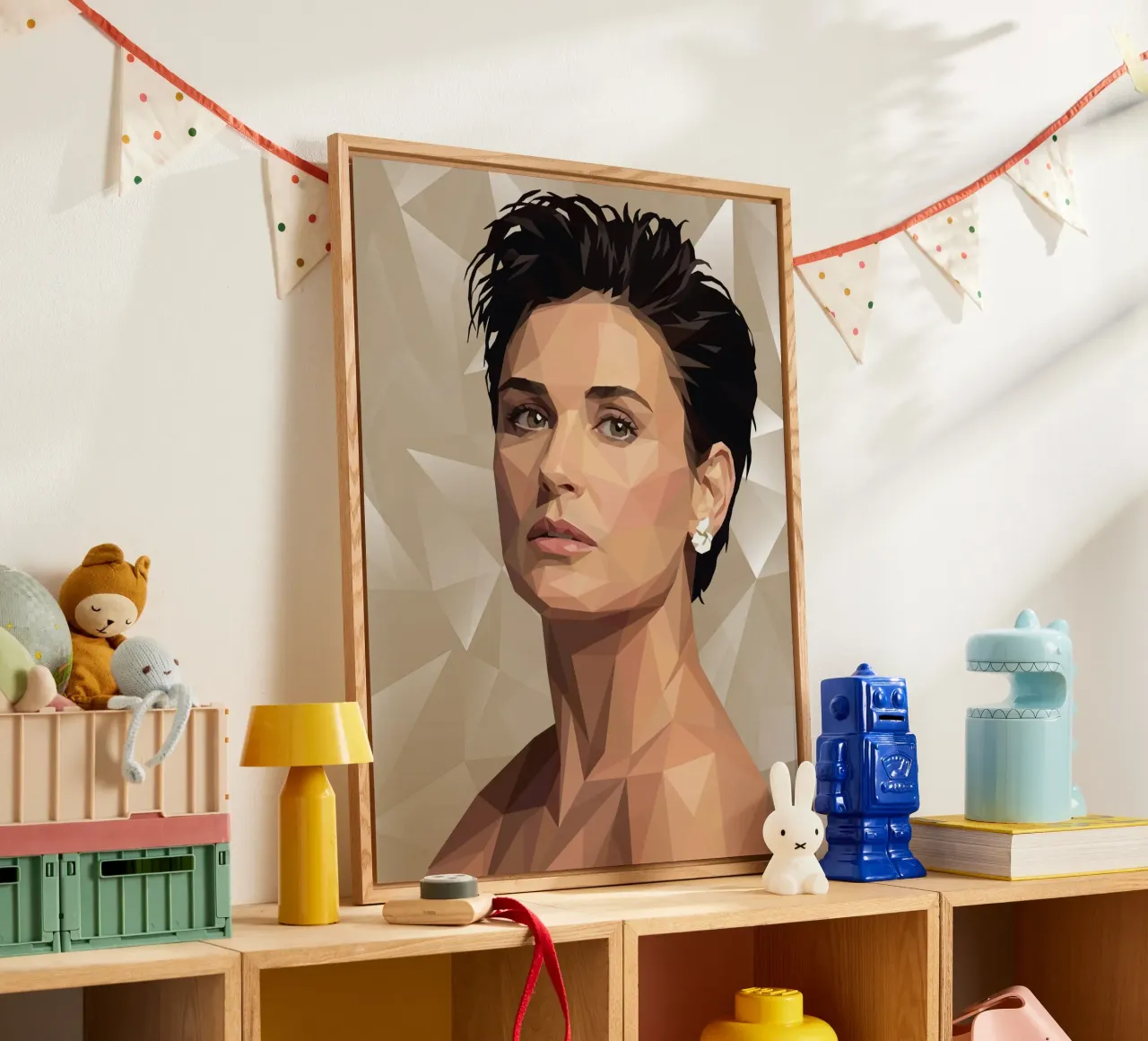 Demi Moore Low poly plexiglass da Low Profile