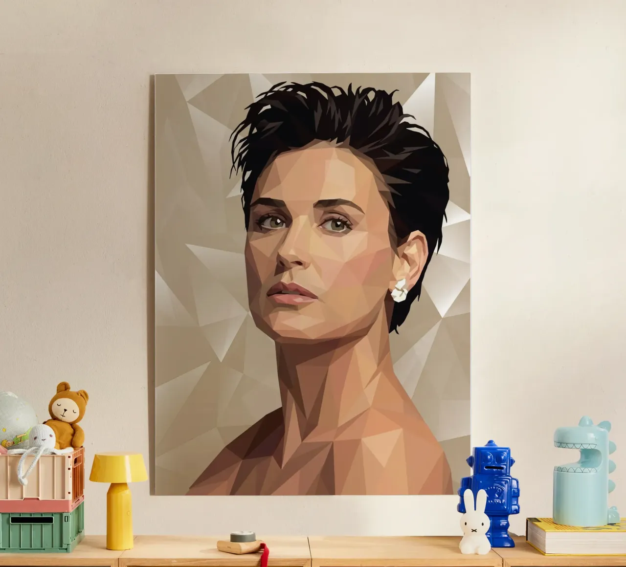 Demi Moore Low poly plexiglass da Low Profile
