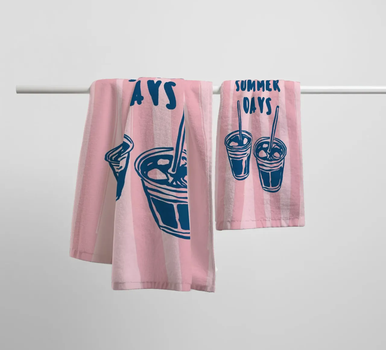 Boho Vacation 1 Summer Days asciugamano da bagno da Boho Print Collection