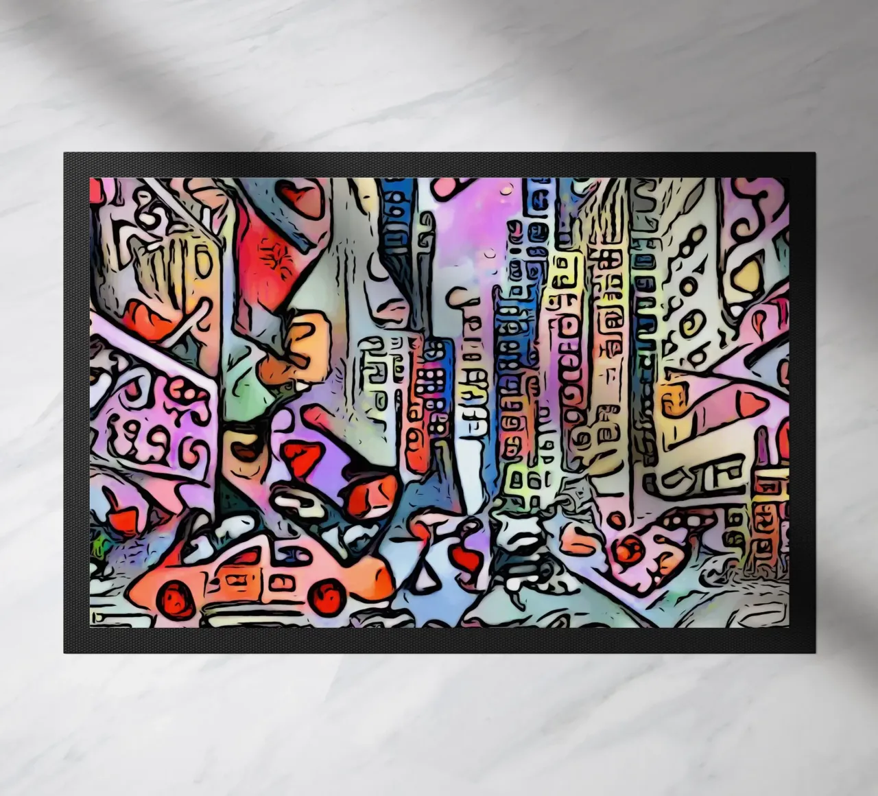 Big Apple, Motiv 1 doormat by ZAMART - PopArt