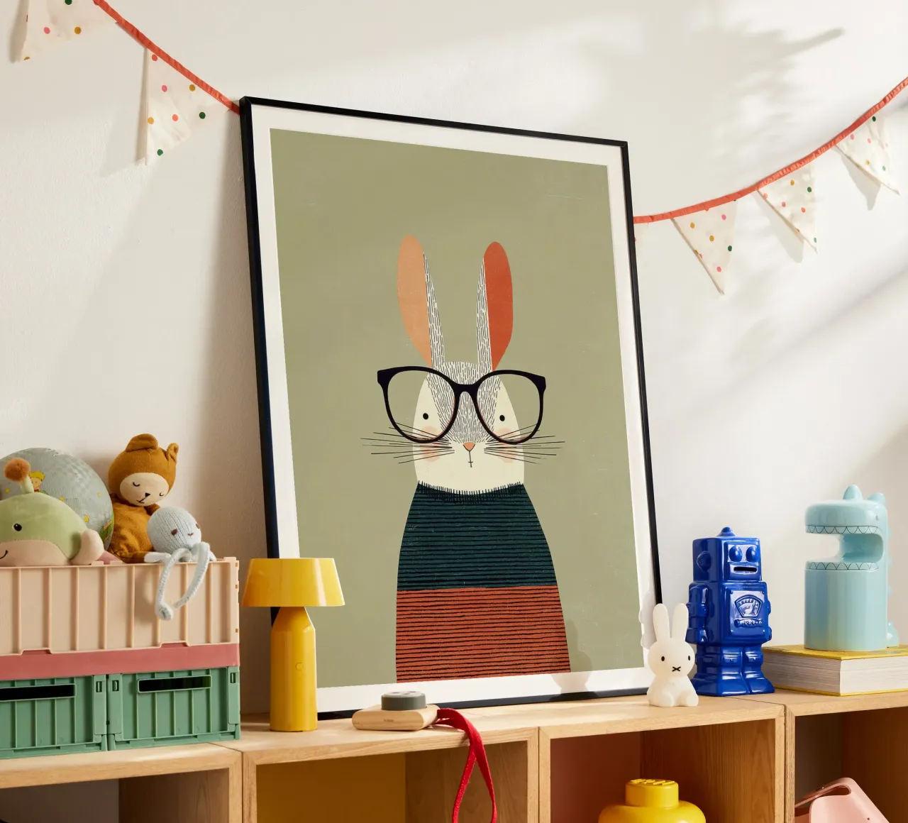 Thoughtful Rabbit poster da wonderfolk