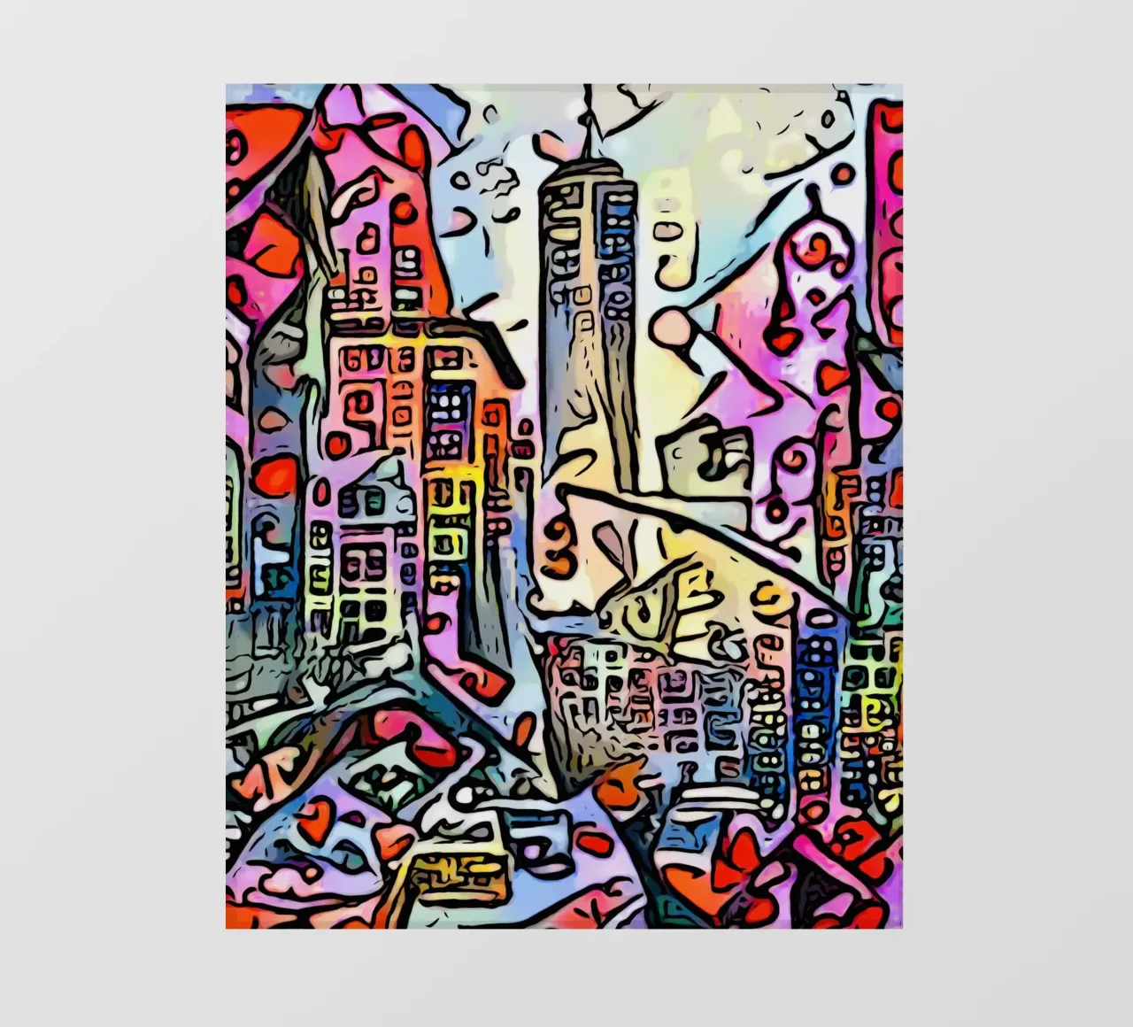Big Apple, Motiv 4 backlit film by ZAMART - PopArt