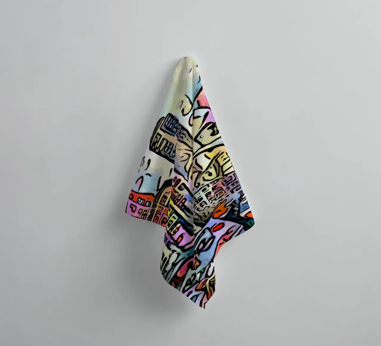 Big Apple, Motiv 4 towel by ZAMART - PopArt