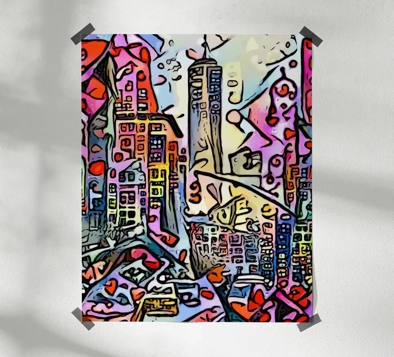 Big Apple, Motiv 4 Poster von ZAMART - PopArt