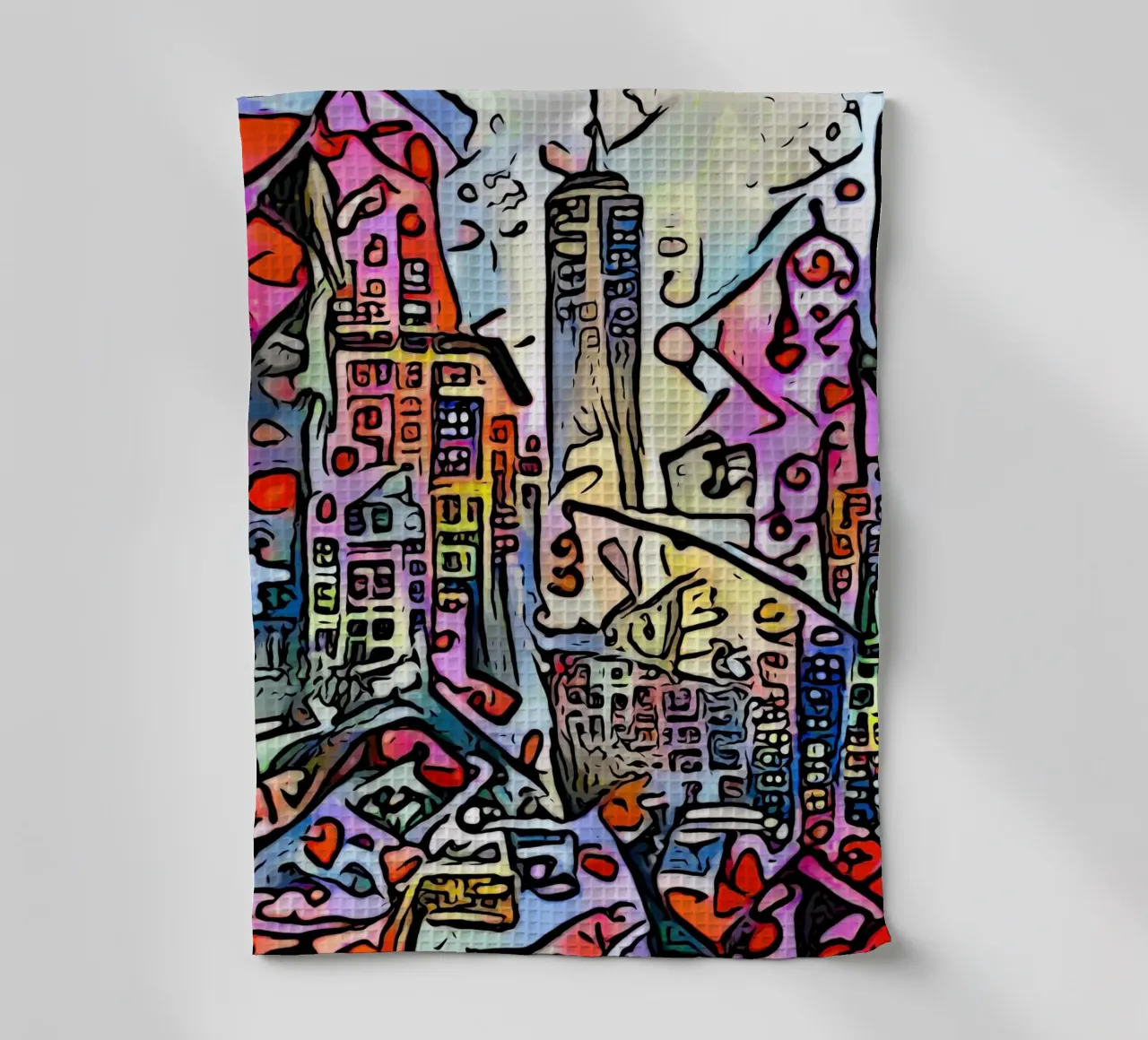 Big Apple, Motiv 4 tea towel by ZAMART - PopArt