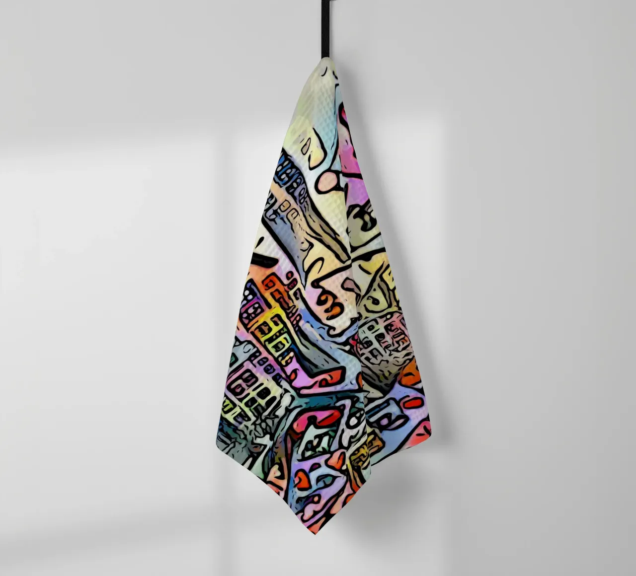 Big Apple, Motiv 4 tea towel by ZAMART - PopArt