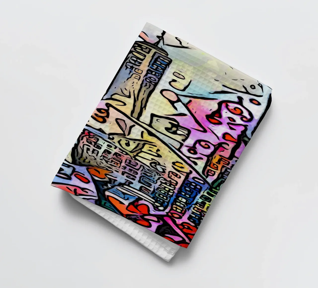 Big Apple, Motiv 4 tea towel by ZAMART - PopArt