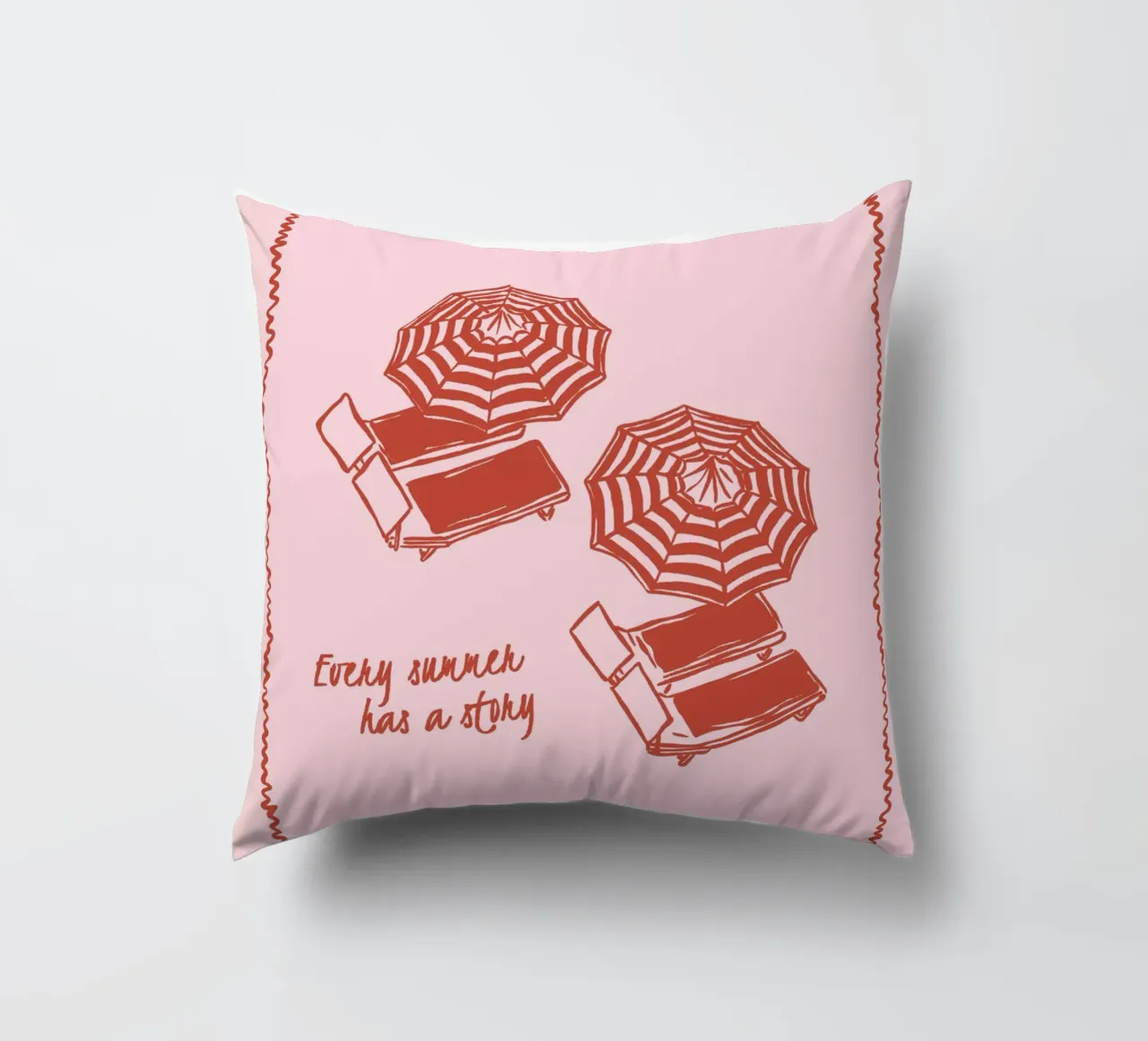 Boho Vacation 2 Summer Story cuscino da Boho Print Collection