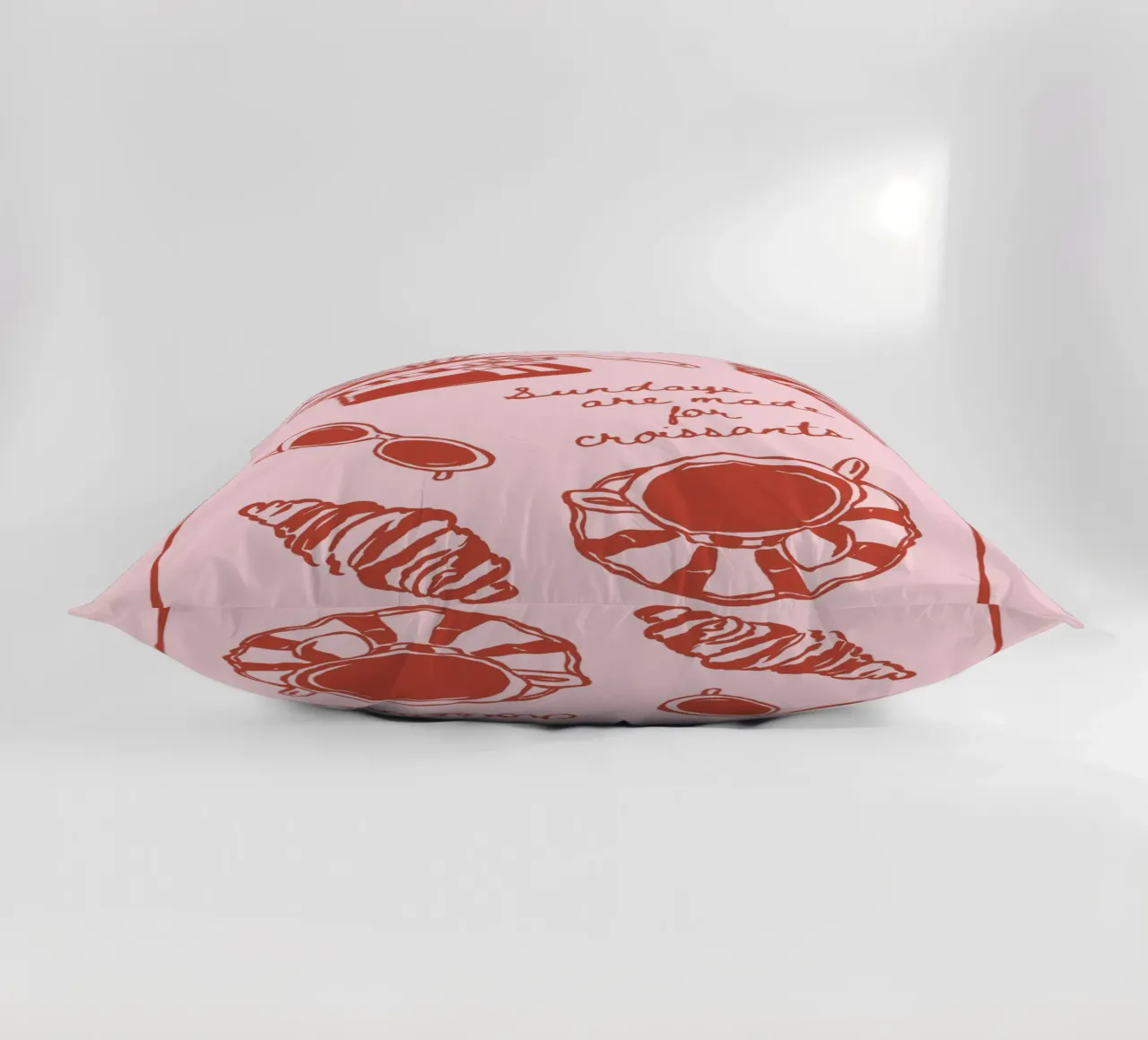 Boho Vacation 2 Sunday Croissant cuscino da Boho Print Collection