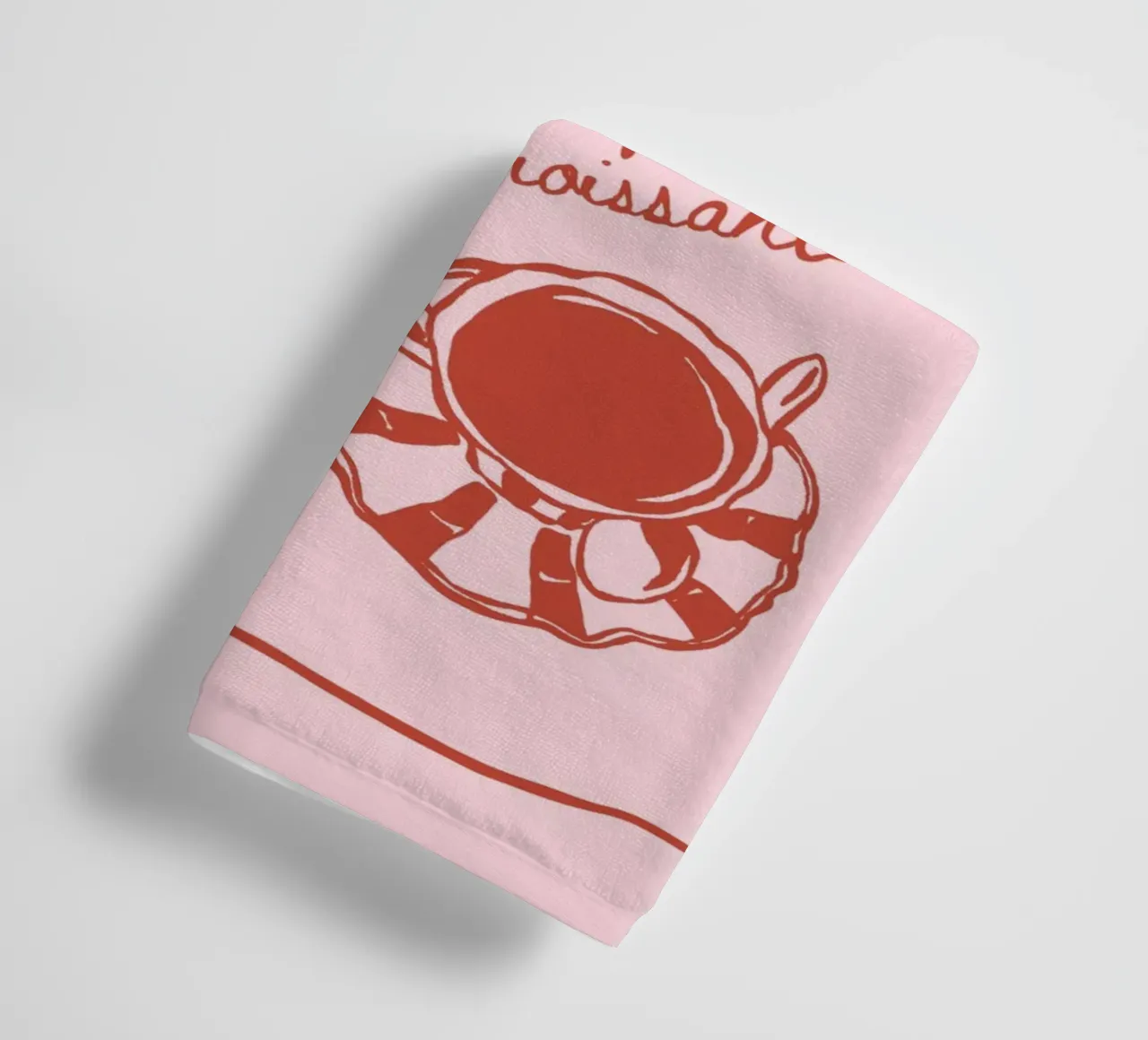 Boho Vacation 2 Sunday Croissant asciugamano da bagno da Boho Print Collection