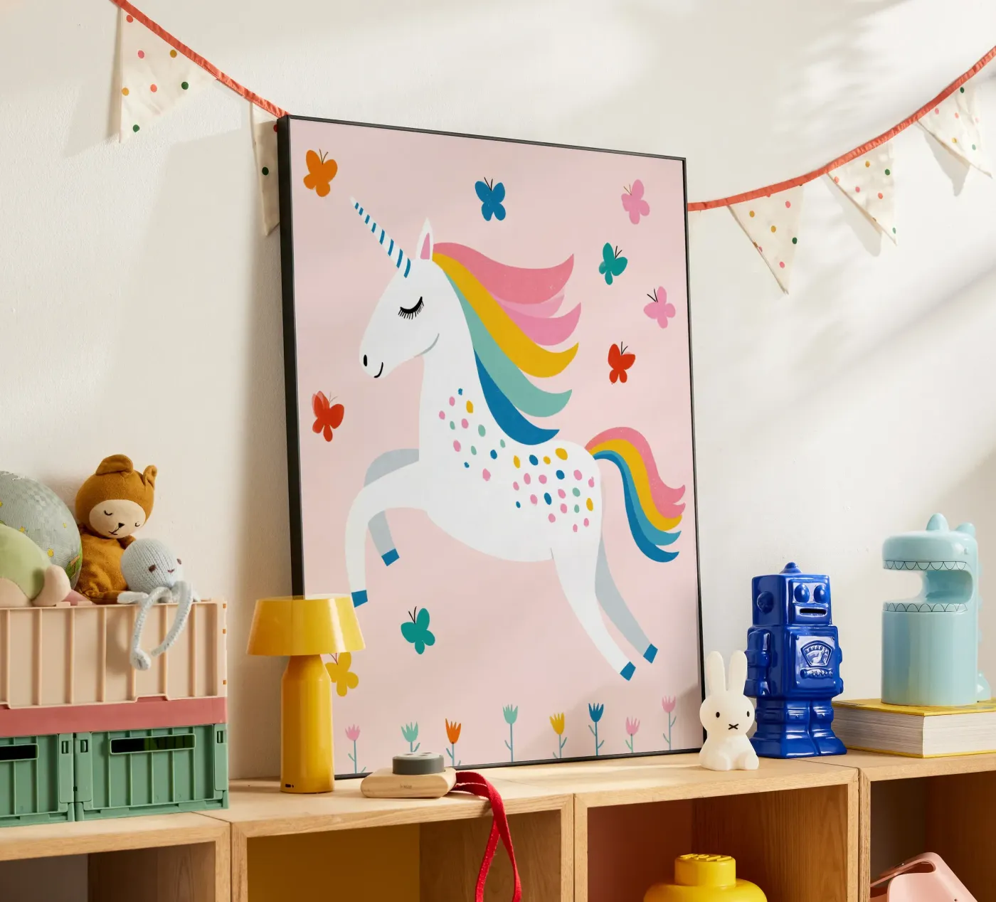 Eenhoorn forex-plaat van Little Art Lab