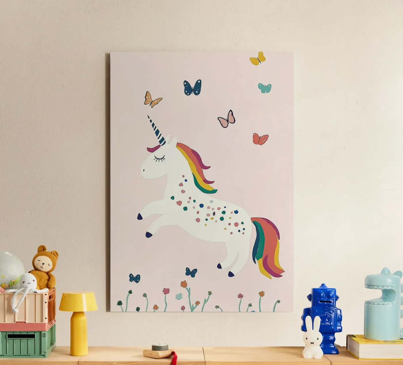 Unicorn forex plate by Little Art Lab