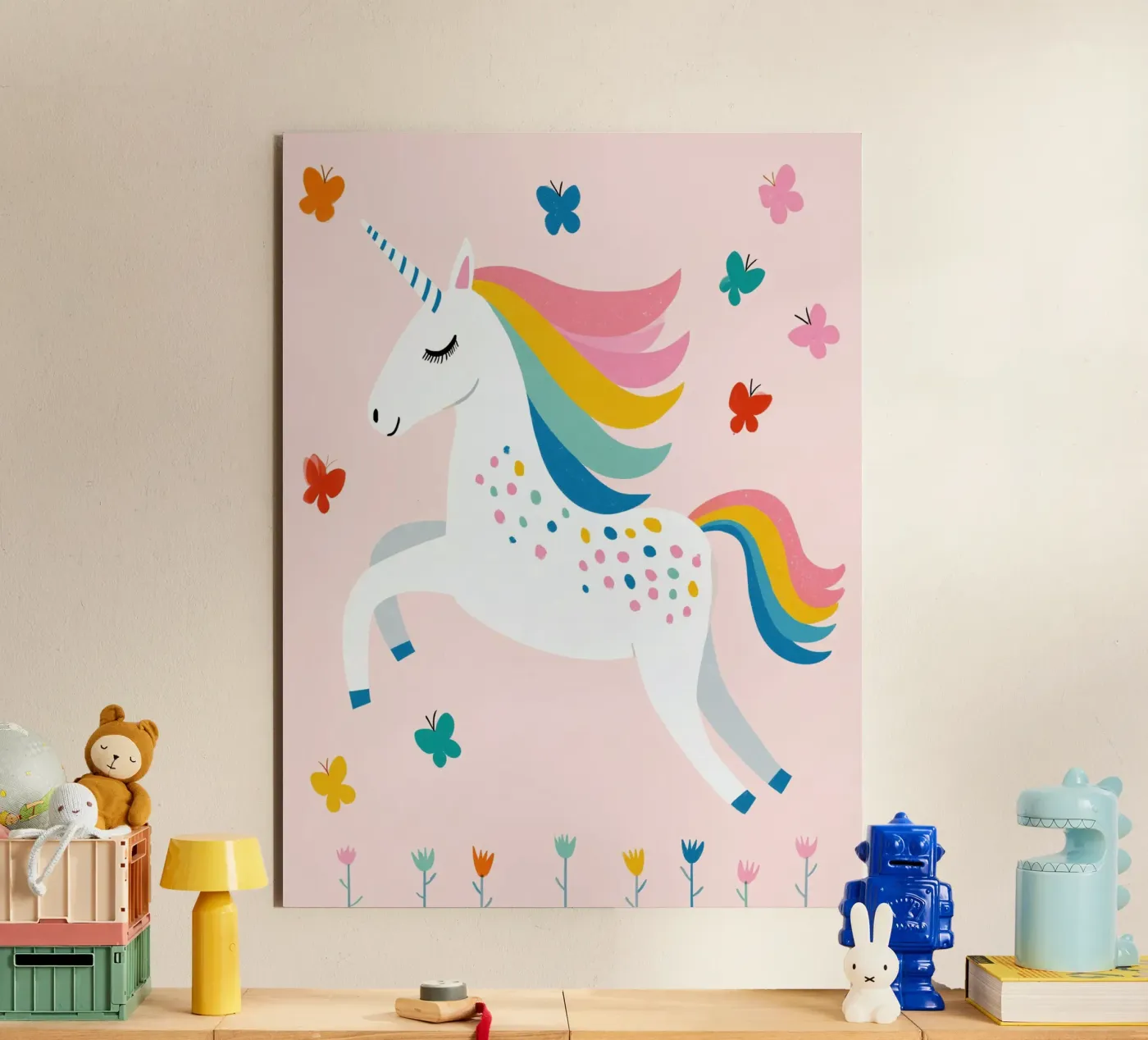 Eenhoorn forex-plaat van Little Art Lab
