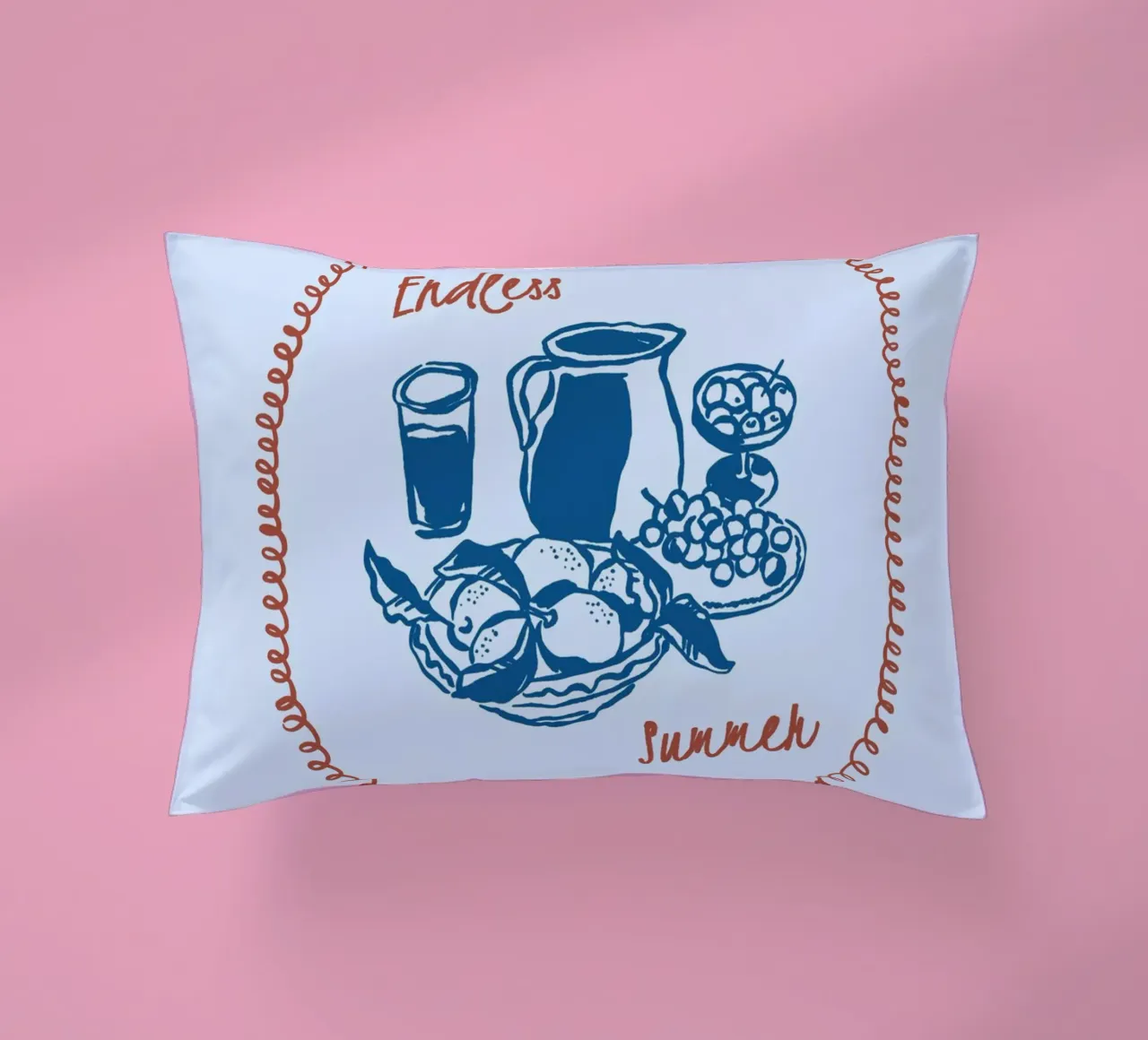 Boho Vacation 3 Endless Summer cuscino da Boho Print Collection
