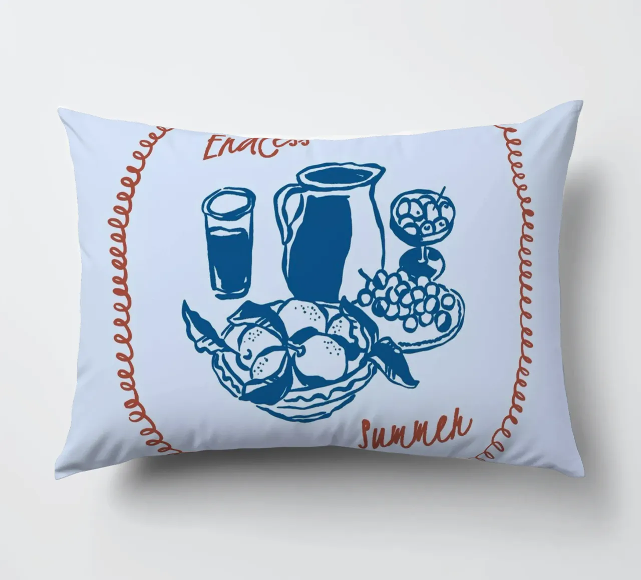 Boho Vacation 3 Endless Summer cuscino da Boho Print Collection