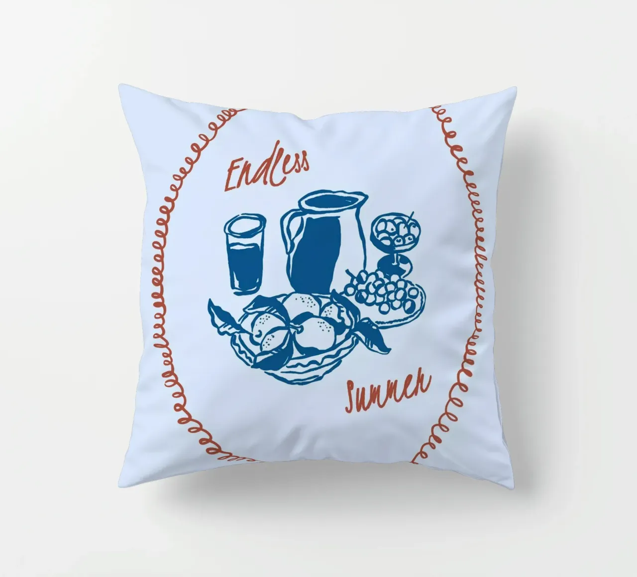 Boho Vacation 3 Endless Summer cuscino da Boho Print Collection