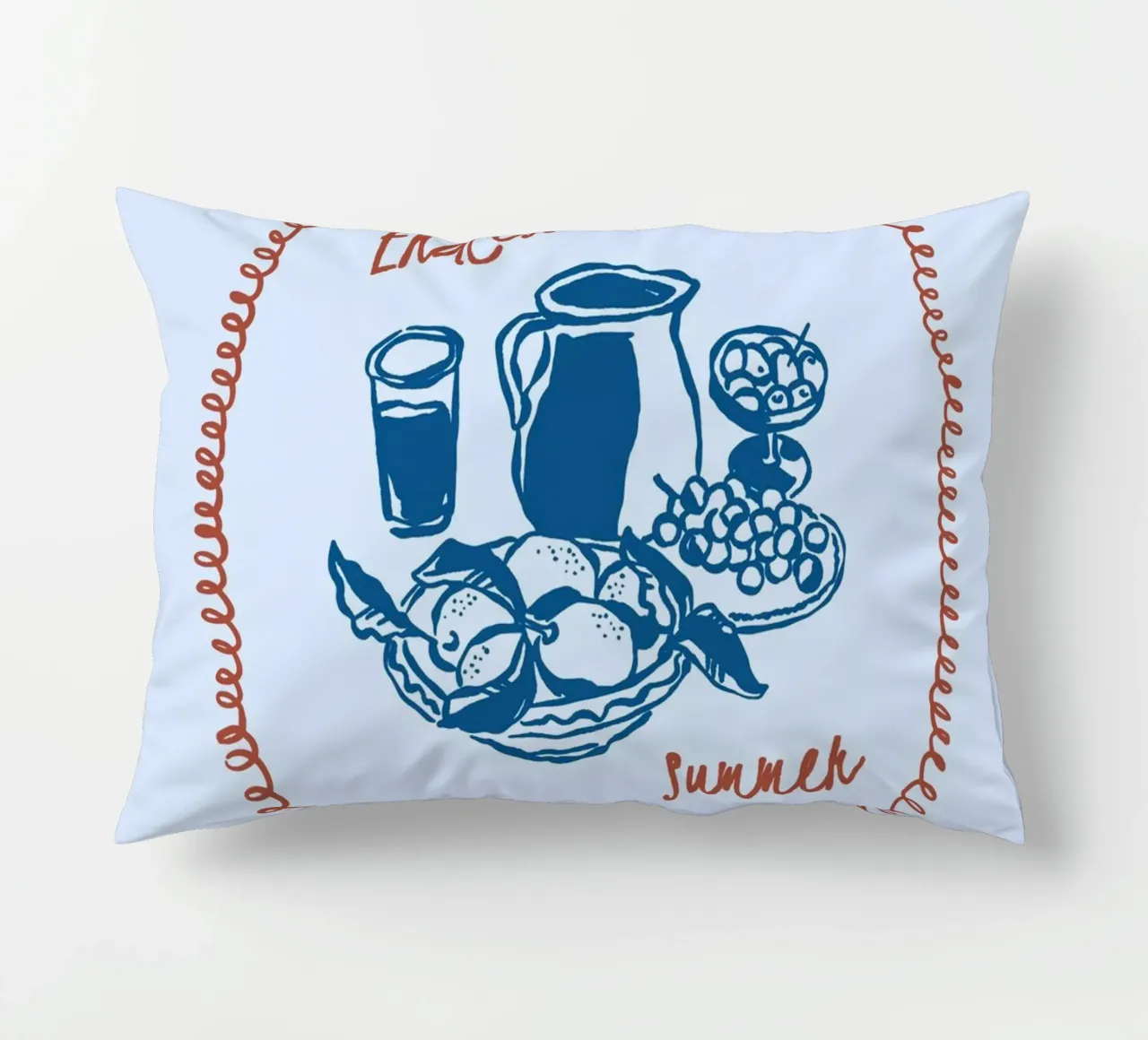 Boho Vacation 3 Endless Summer cuscino da Boho Print Collection