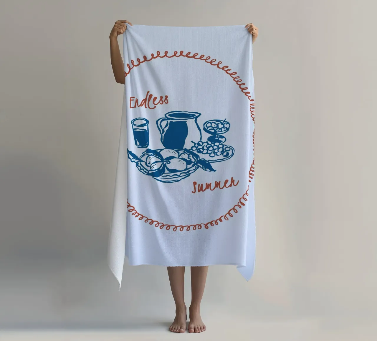 Boho Vacation 3 Endless Summer telo mare da Boho Print Collection