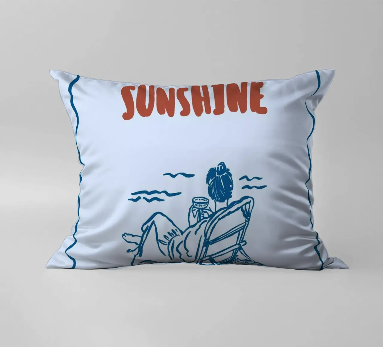 Boho Vacation 3 Endless Sunshine cuscino da Boho Print Collection