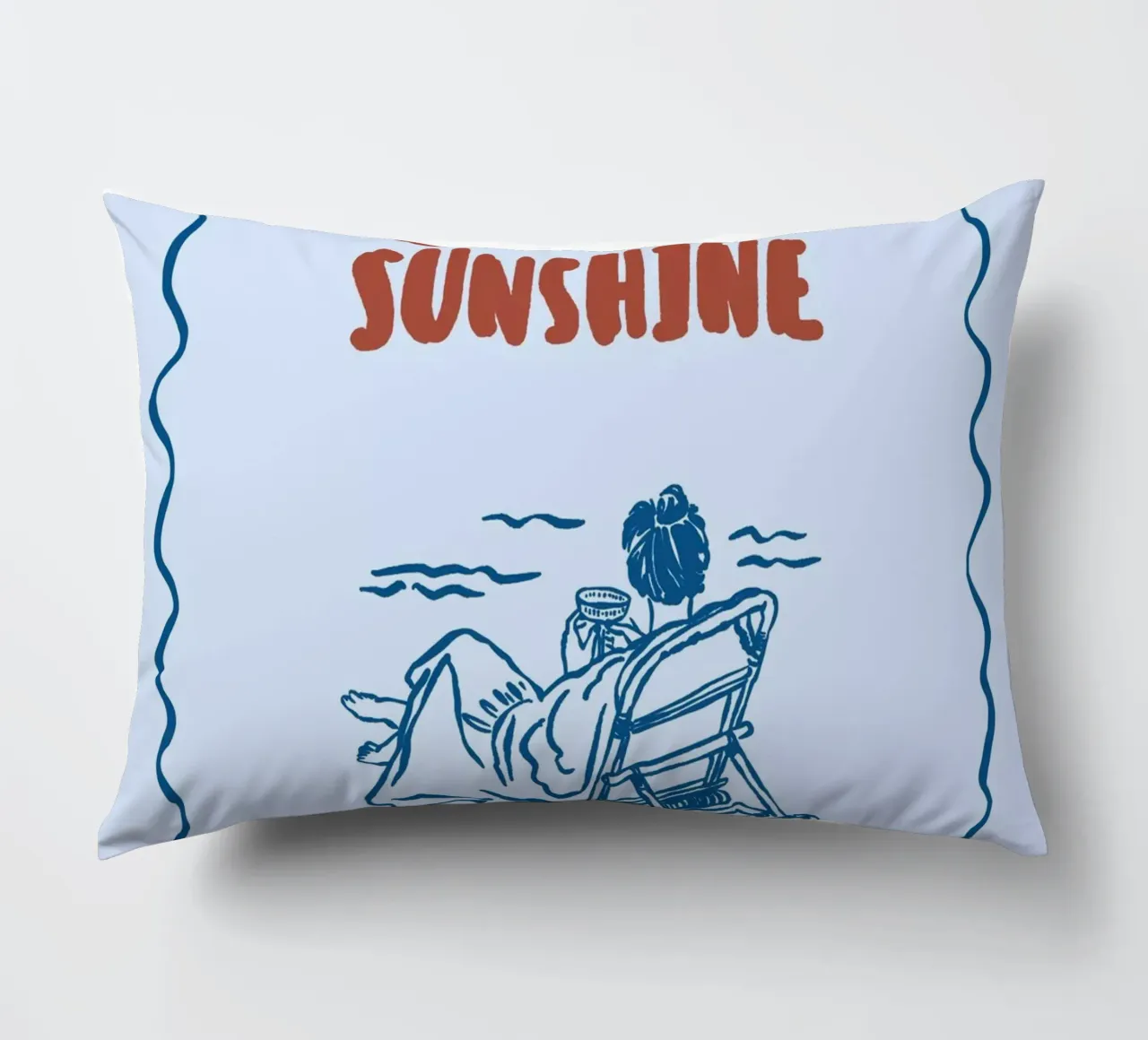 Boho Vacation 3 Endless Sunshine cuscino da Boho Print Collection