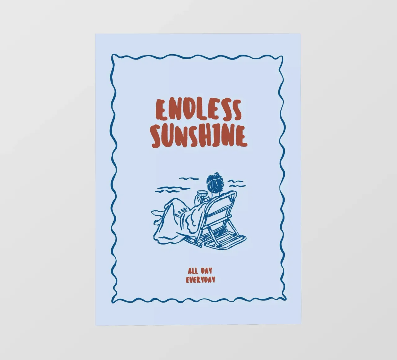 Boho Vacation 3 Endless Sunshine pellicola backlit da Boho Print Collection