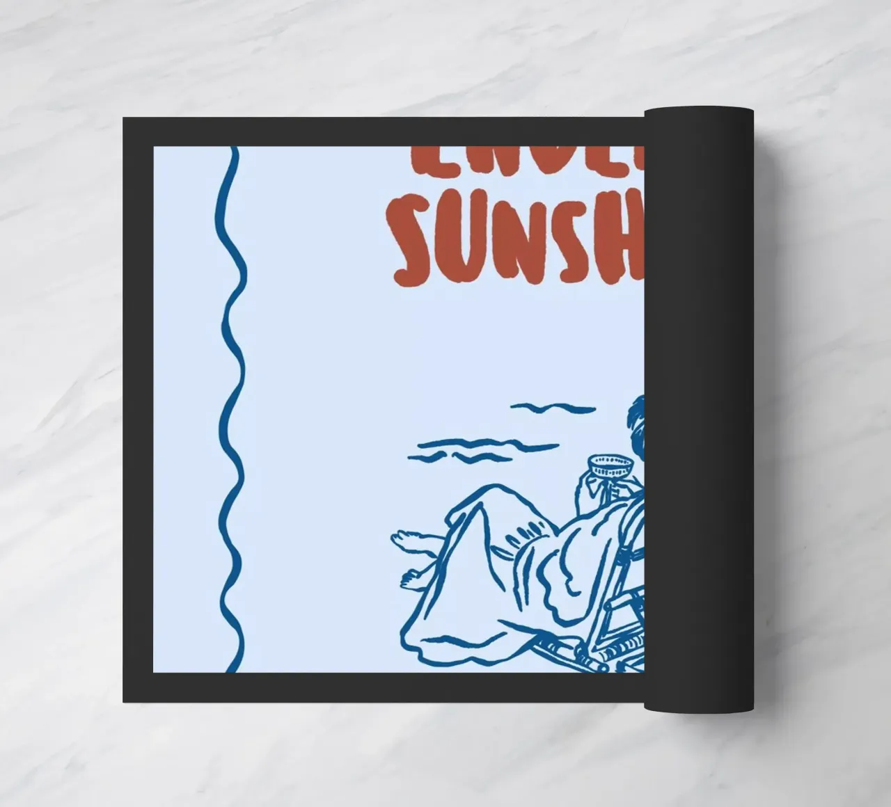 Boho Vacation 3 Endless Sunshine zerbino da Boho Print Collection