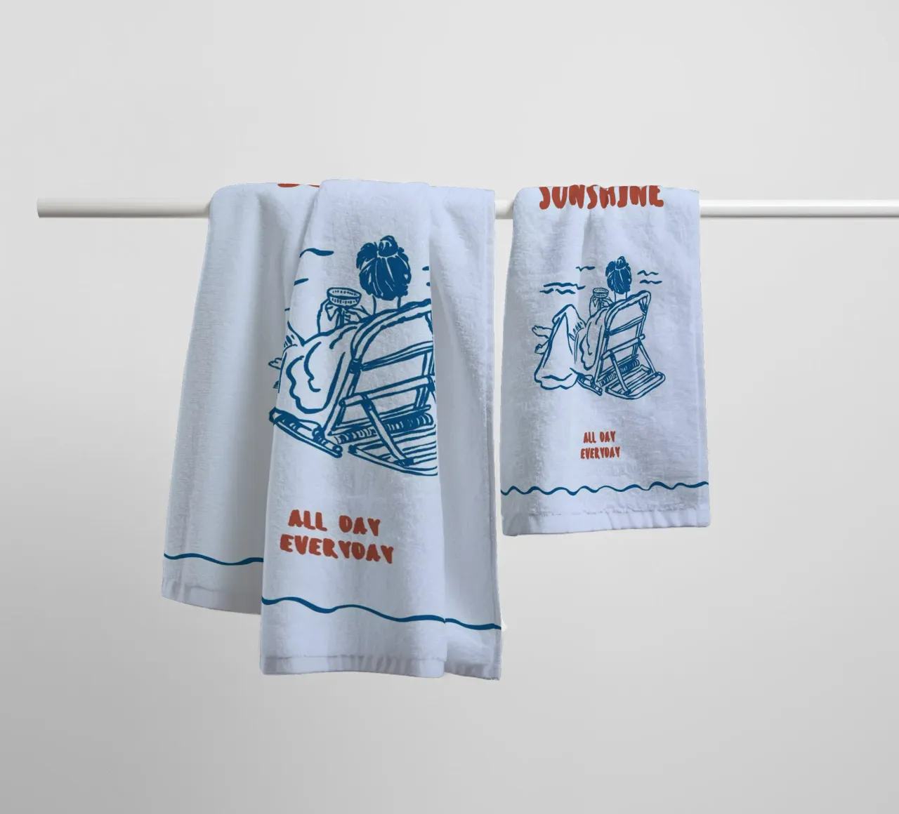 Boho Vacation 3 Endless Sunshine asciugamano da bagno da Boho Print Collection
