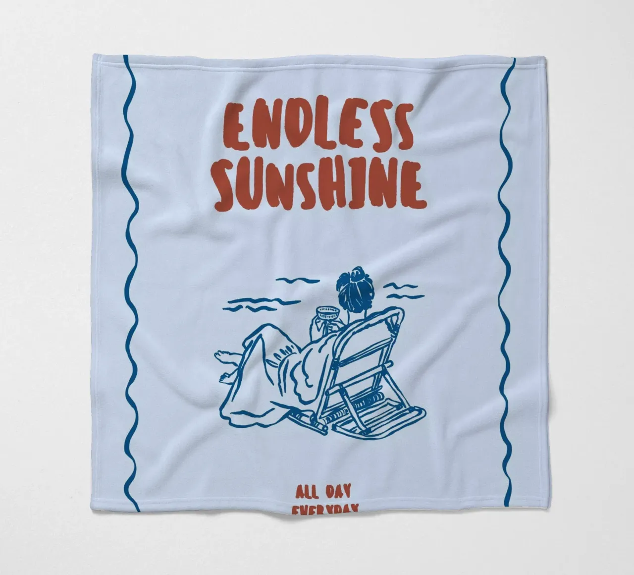 Boho Vacation 3 Endless Sunshine coperta in pile da Boho Print Collection