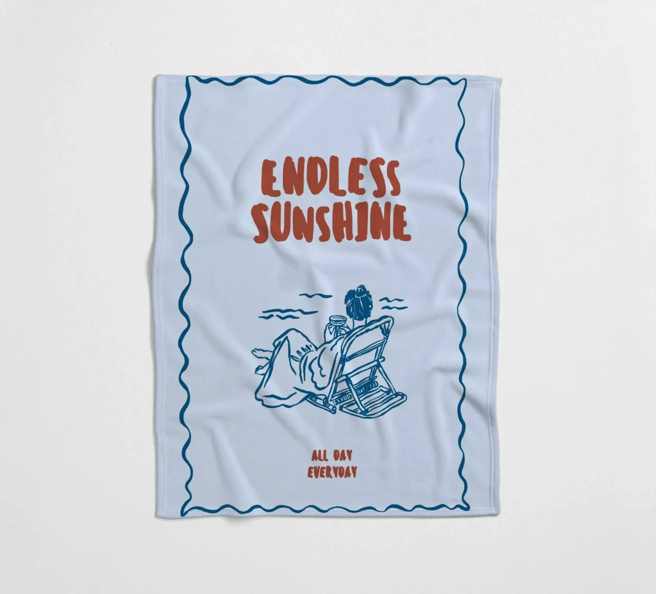 Boho Vacation 3 Endless Sunshine coperta in pile da Boho Print Collection