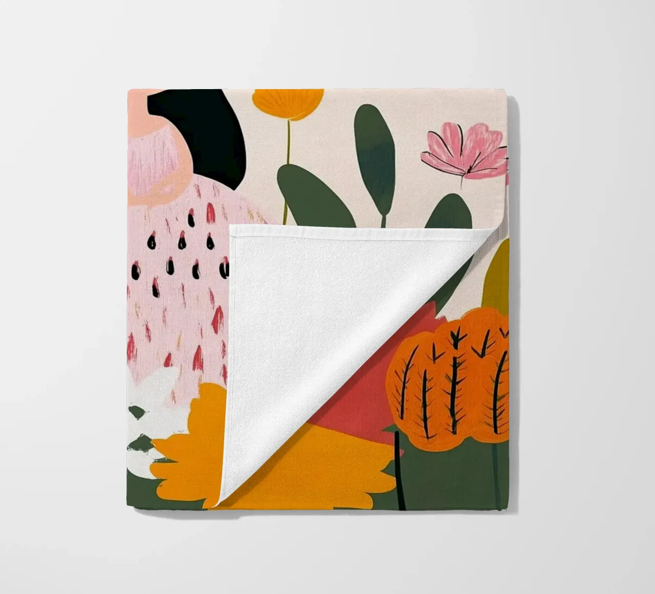 Principessa e farfalla telo mare da Little Art Lab