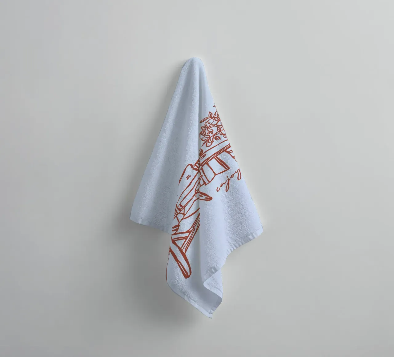 Boho Vacation 3 Enjoy Life asciugamano da bagno da Boho Print Collection
