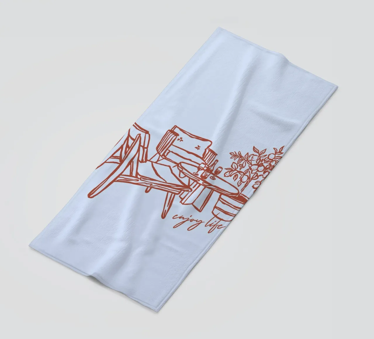 Boho Vacation 3 Enjoy Life telo mare da Boho Print Collection
