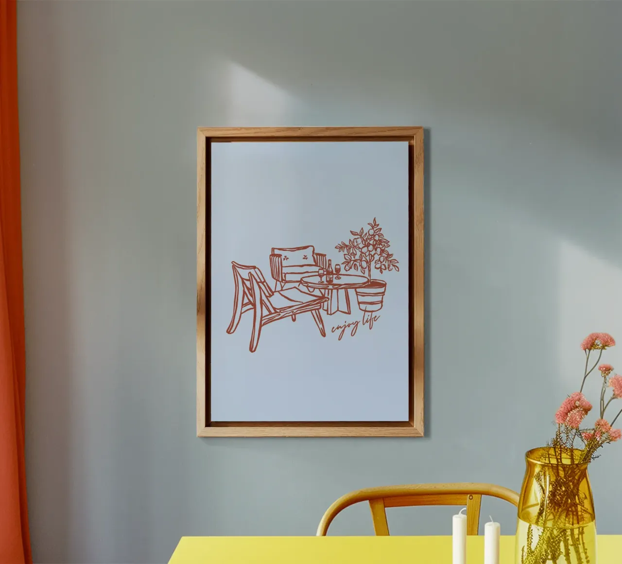 Boho Vacation 3 Enjoy Life alluminio dibond da Boho Print Collection