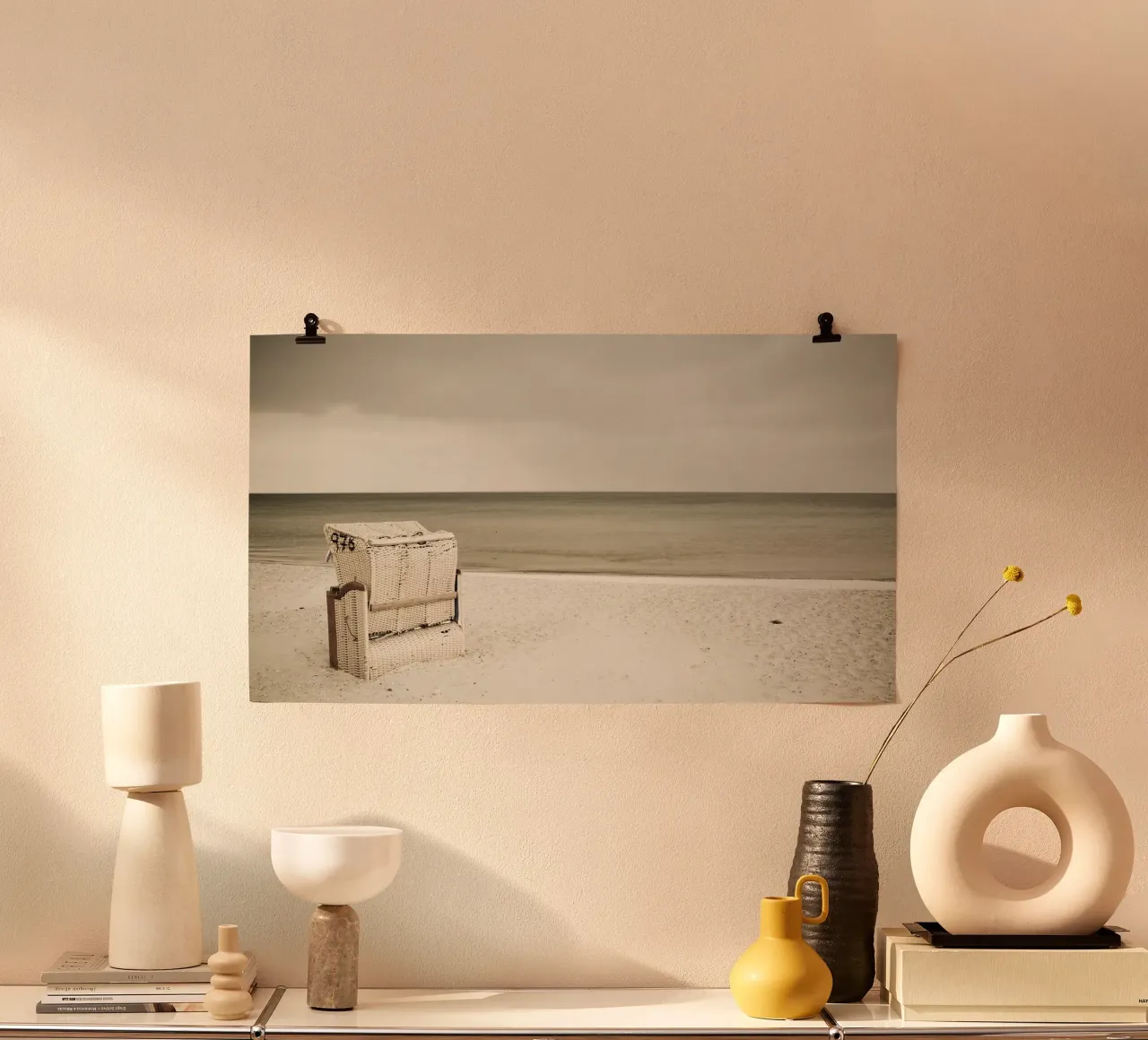 silence poster van Visuelle Poesie am Wegesrand