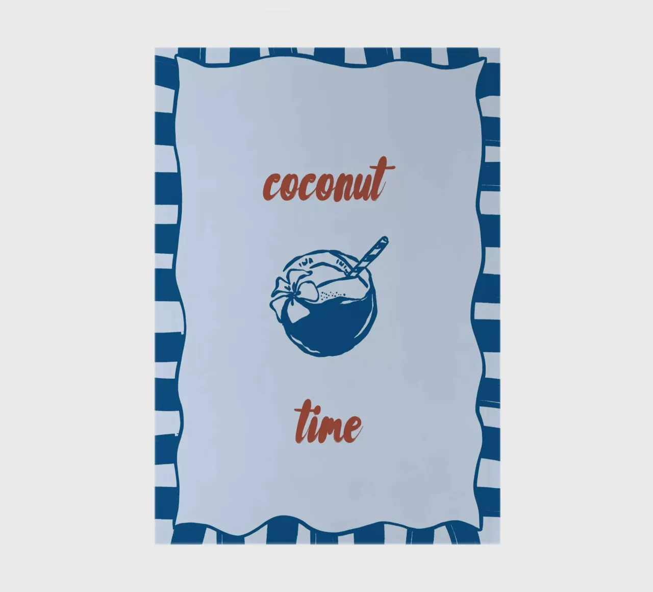 Boho Vacation 4 Coconut Time notebook by Boho Print Collection