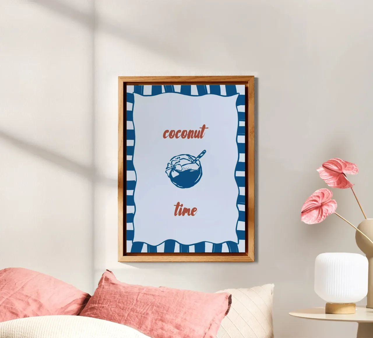 Boho Vacation 4 Coconut Time alluminio dibond da Boho Print Collection