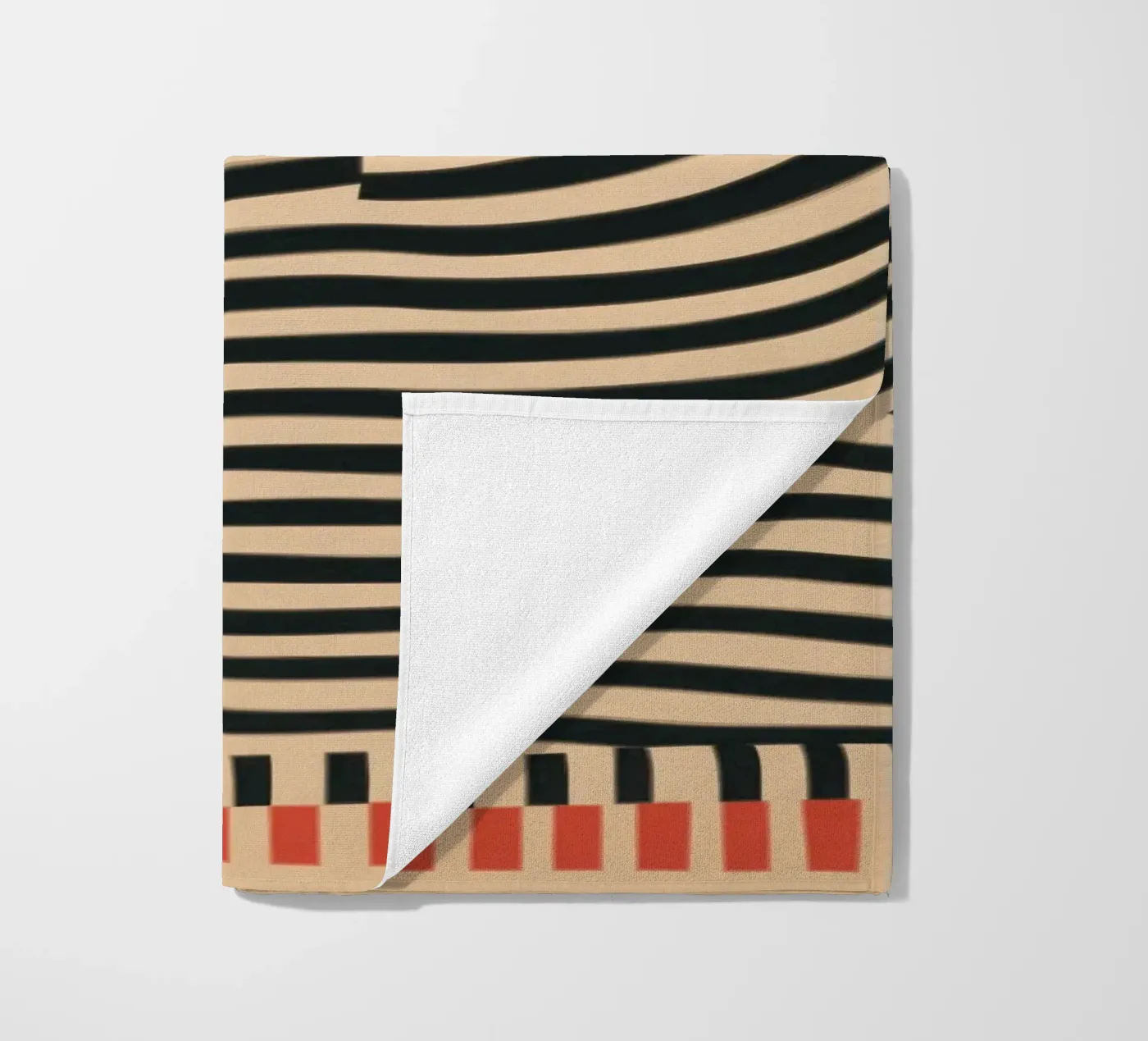 Gatto striato telo mare da Autofocus