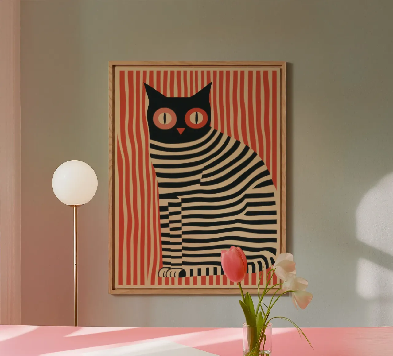 striped cat devil forex plate by Autofocus