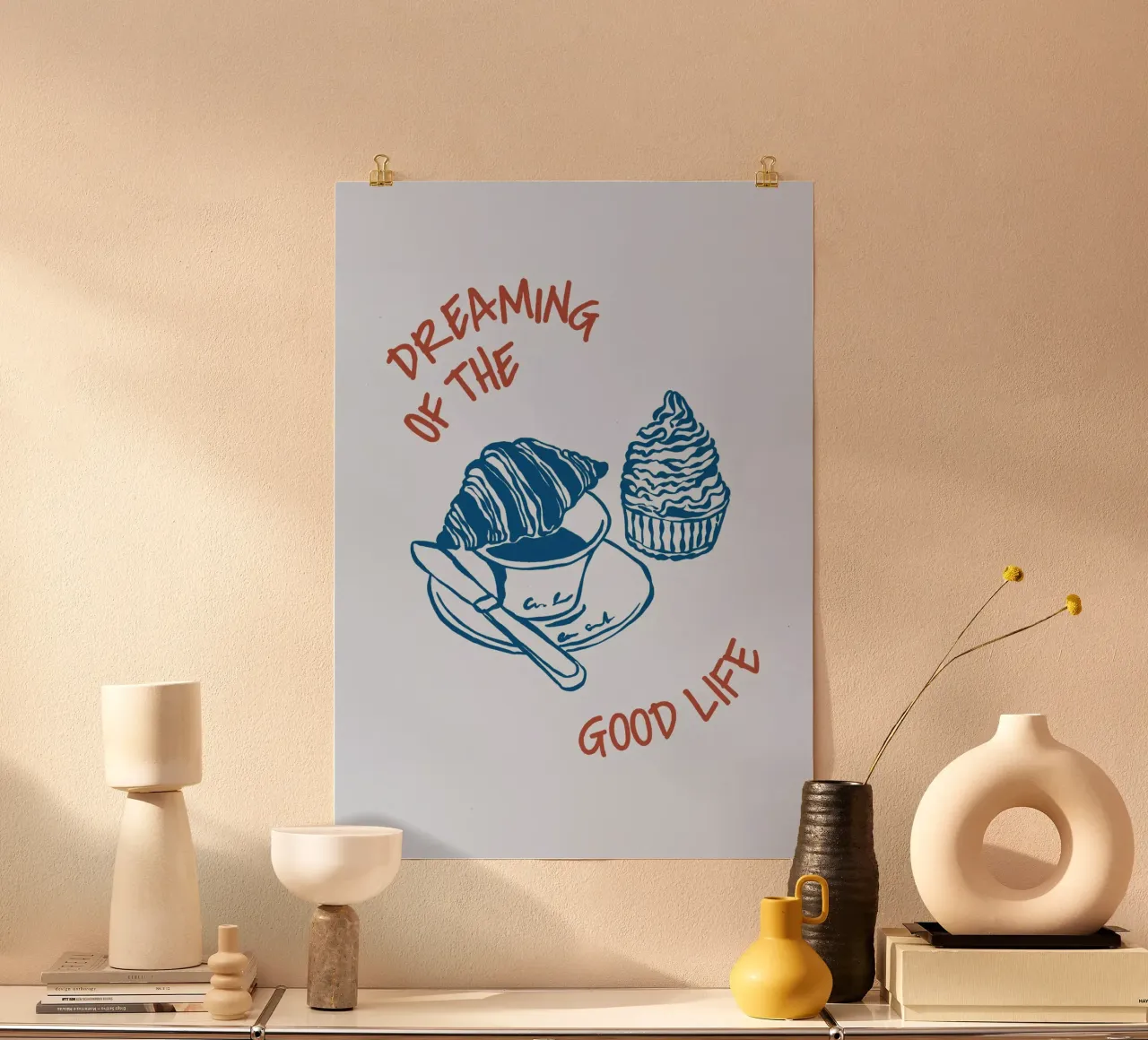 Boho Vacation 4 Good Life poster da Boho Print Collection