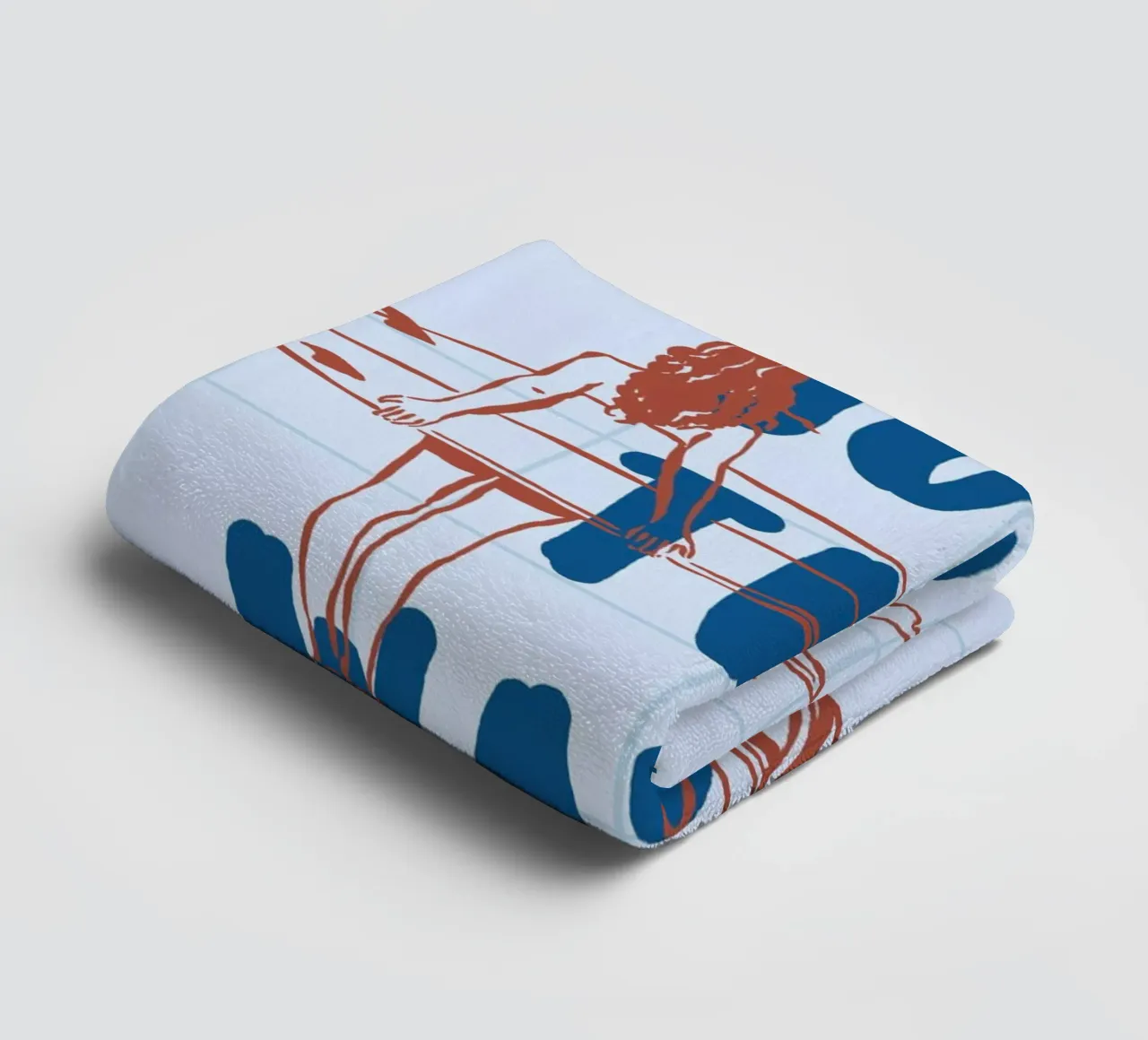 Boho Vacation 4 Surf The Waves asciugamano da bagno da Boho Print Collection