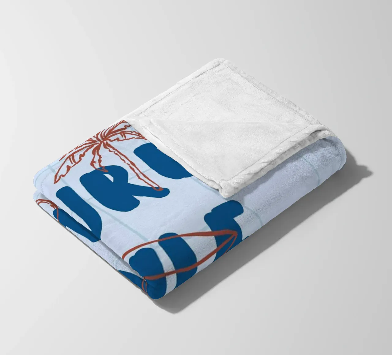 Boho Vacation 4 Surf The Waves coperta in pile da Boho Print Collection
