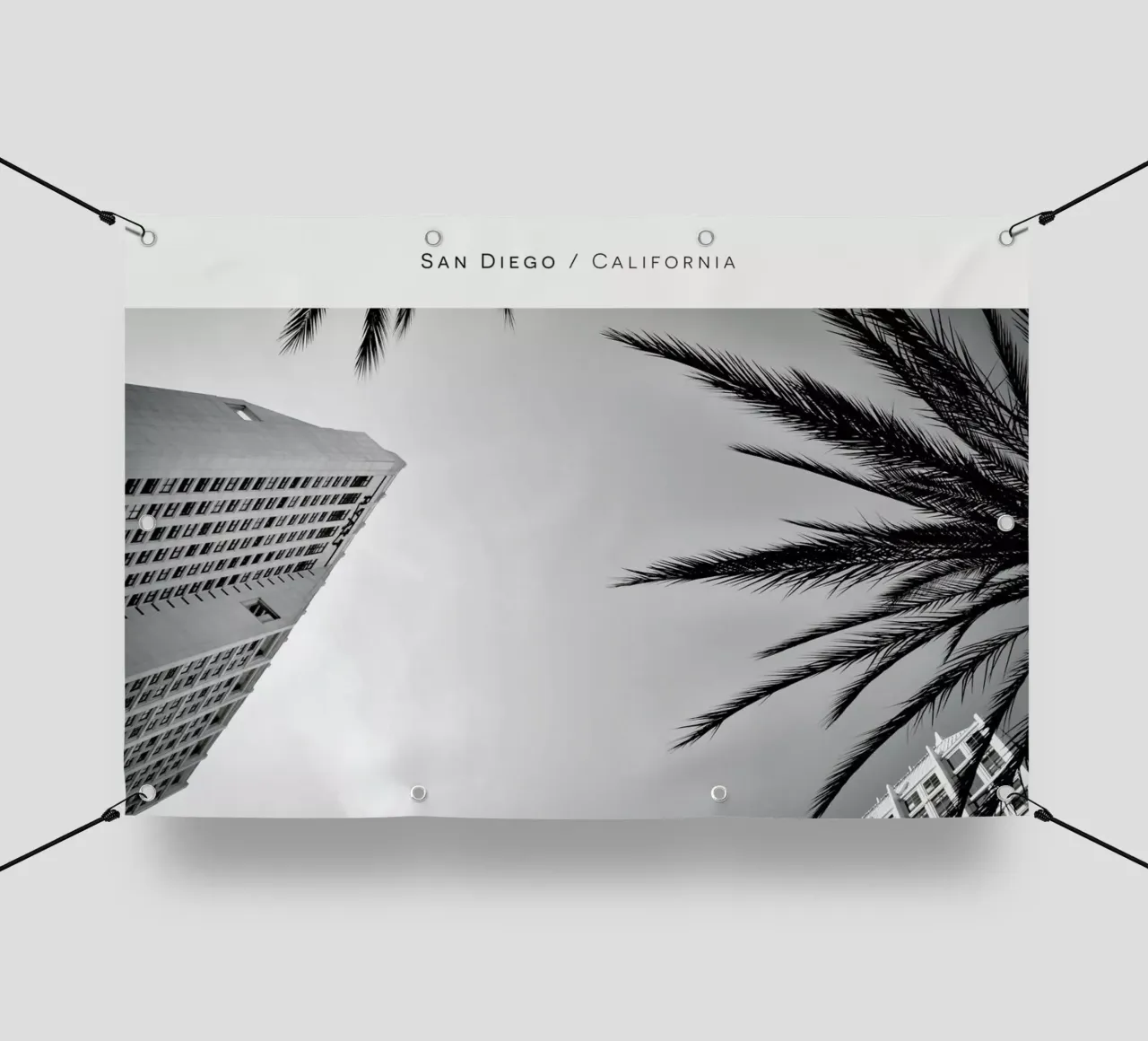 San Diego B&W telo in pvc da In Full Color