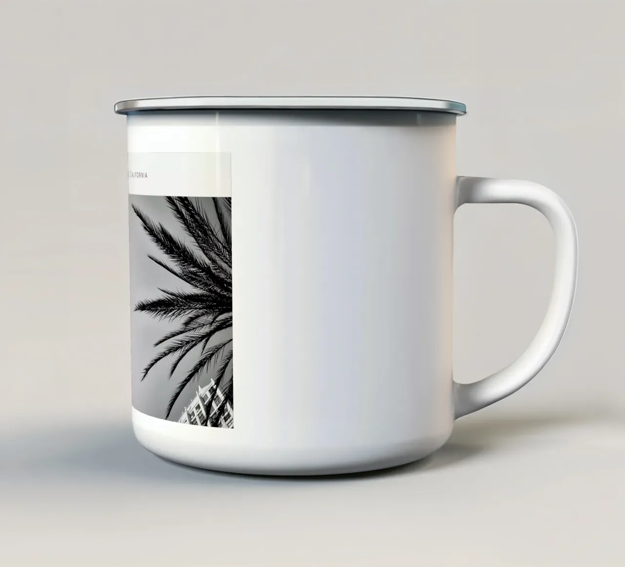 San Diego B&W tazza in smalto da In Full Color