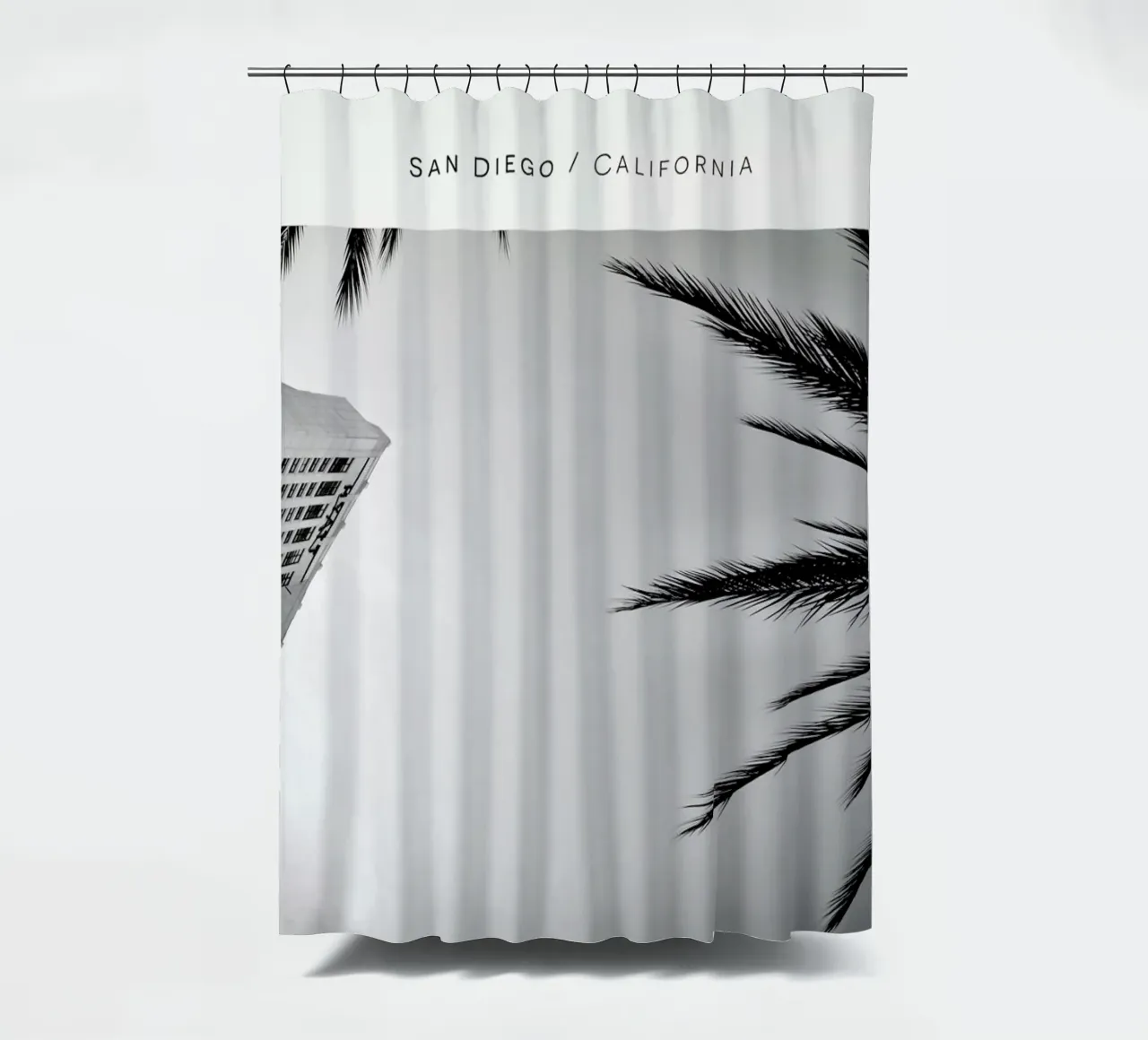 San Diego B&W tenda da doccia da In Full Color