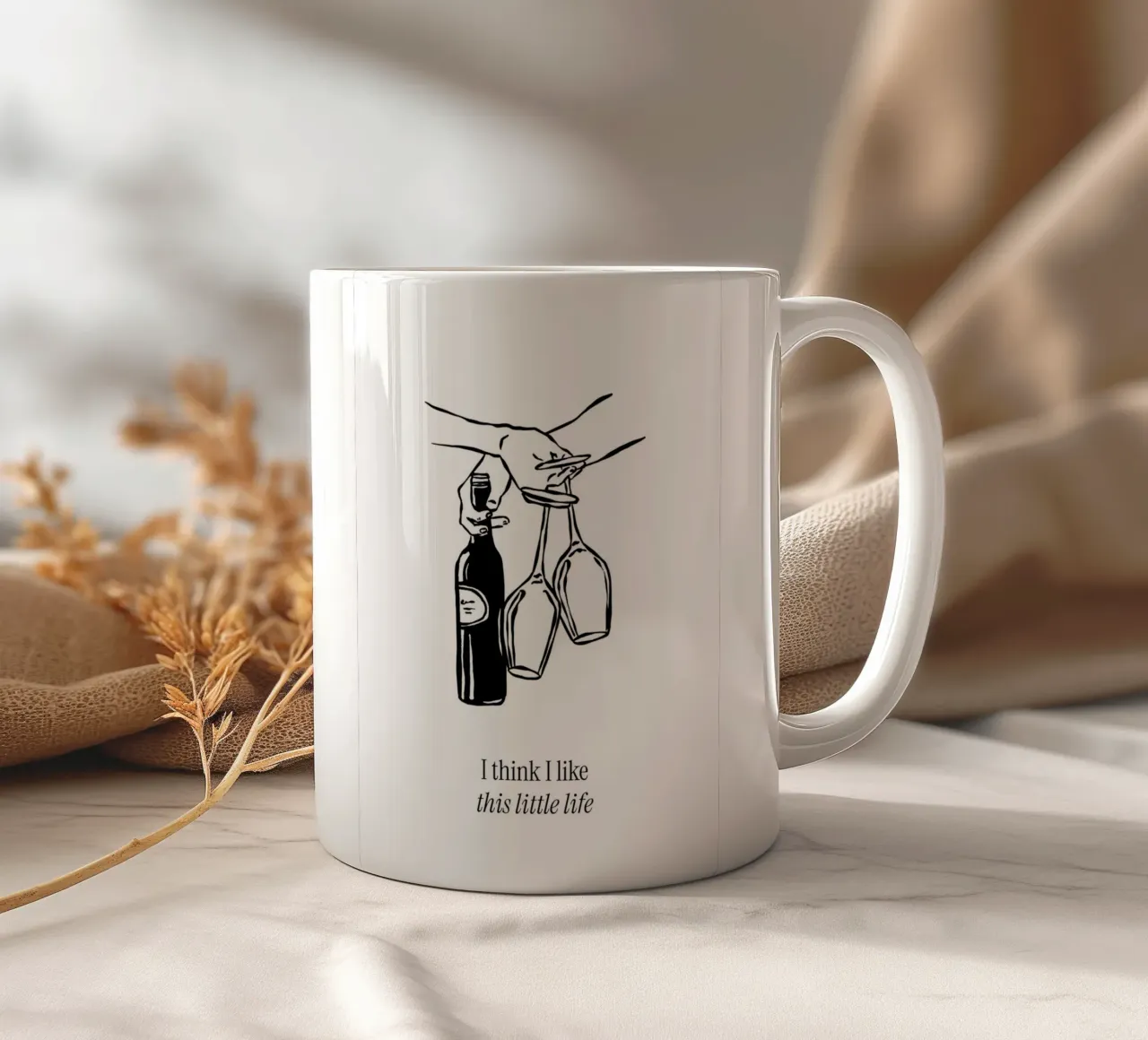 Boho Vacation 5 Little Life tazza in ceramica da Boho Print Collection